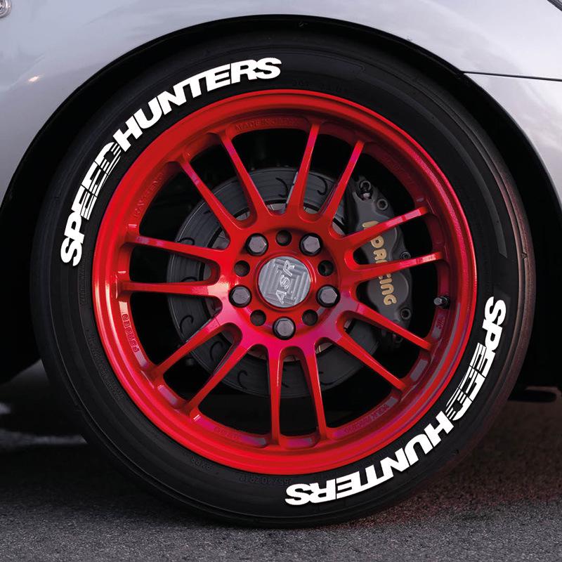 Speedhunters 3D Stereo Gummi Auto Reifen Aufkleber