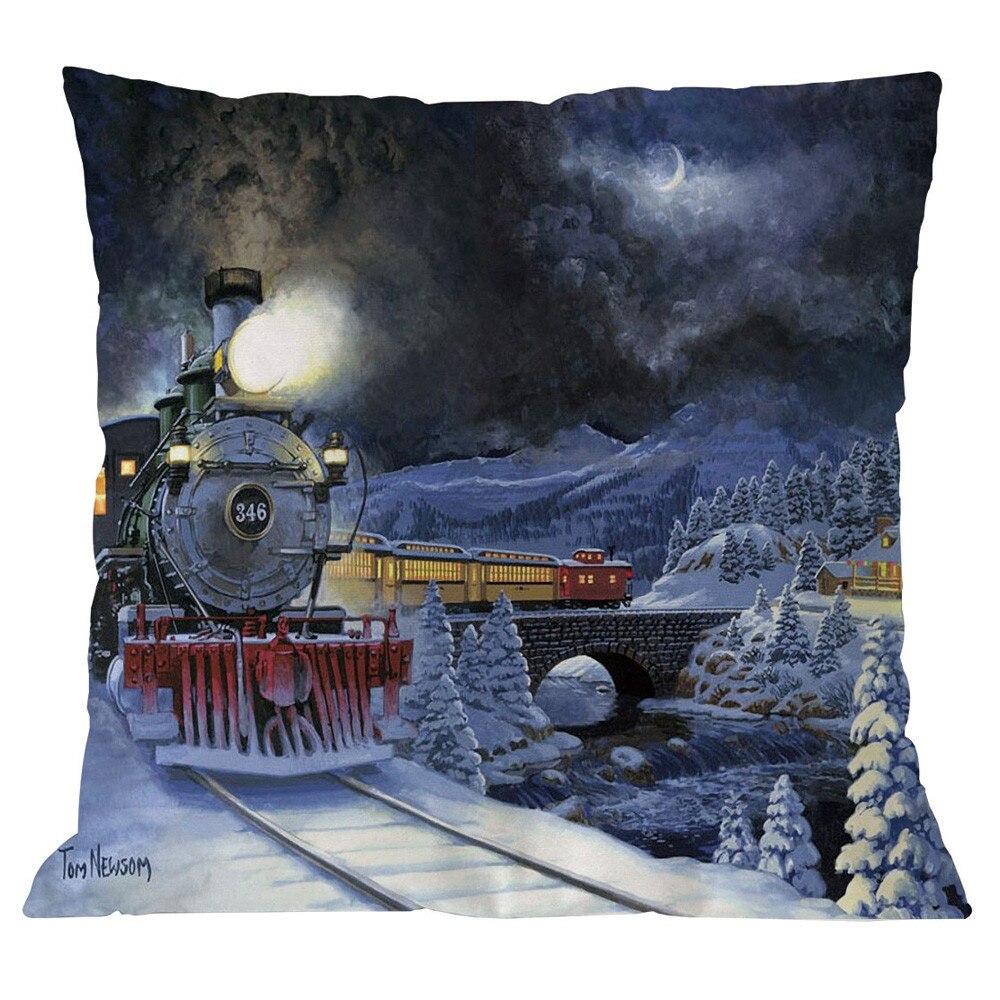 Bedroom Living Room Cushion Cover Home Decor Pillowcase Christmas Sofa