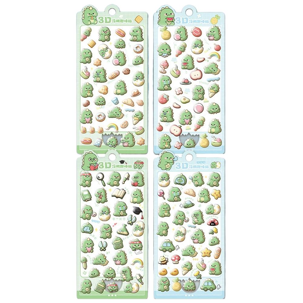 3D Decorative Stickers Kawaii Capibara Panda Candy Sticker Diy Phone Luggage Motorcycle Laptop Fun Sticker