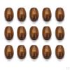 500 Pieces Natural Oval Wood Beads Wooden Beads for Jewelry Making Crafts