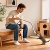 Cat Hunting Toy Funny Stick Toy, Toys for Indoor Cats, Interactive Pet Teaser Wand, Plush Kitten Toys, Play Exercise Striped Tail