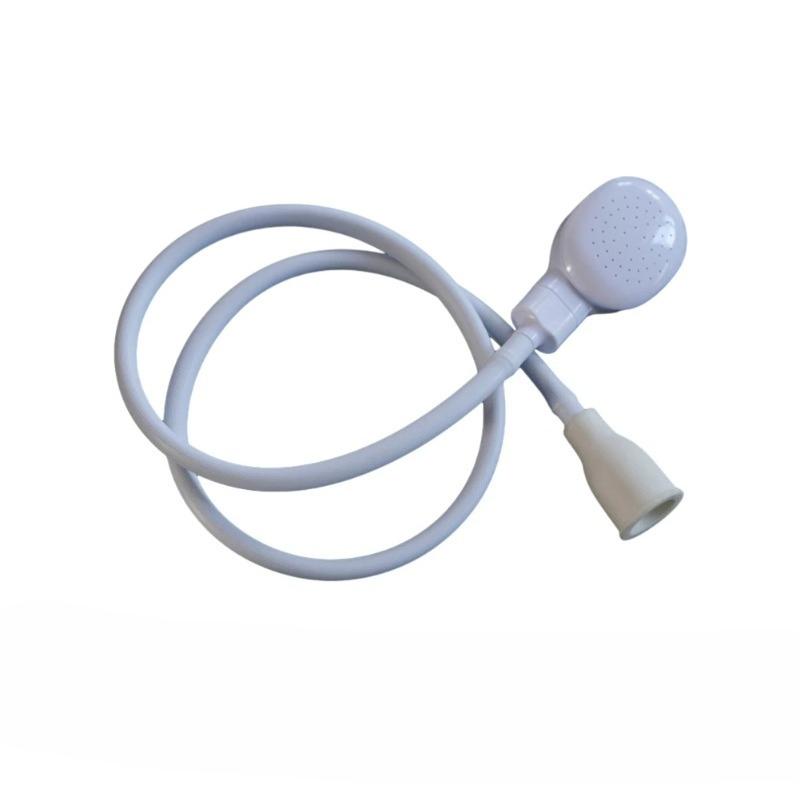 

Simple Pet Shower Head Plastic Quick-Connect Shower Nozzle for Dogs Cats Home Bathing Tool, Easy Clean Fast Installation