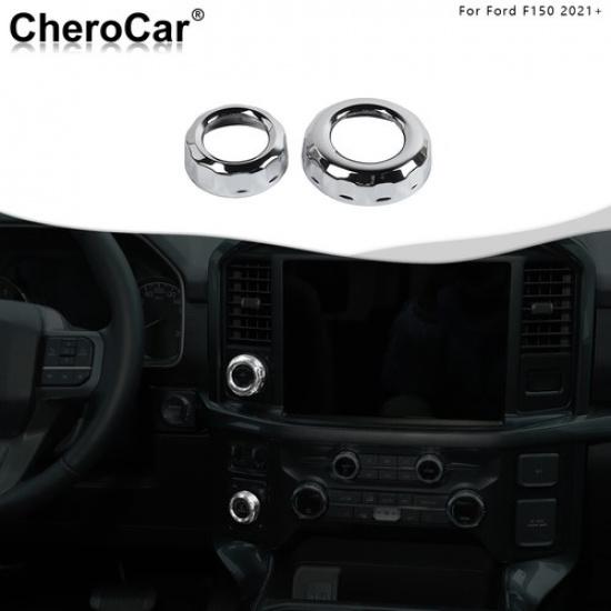 for + Ford F150 4WD Drive/Trailer Switch Button Knob Trim Ring Accessories