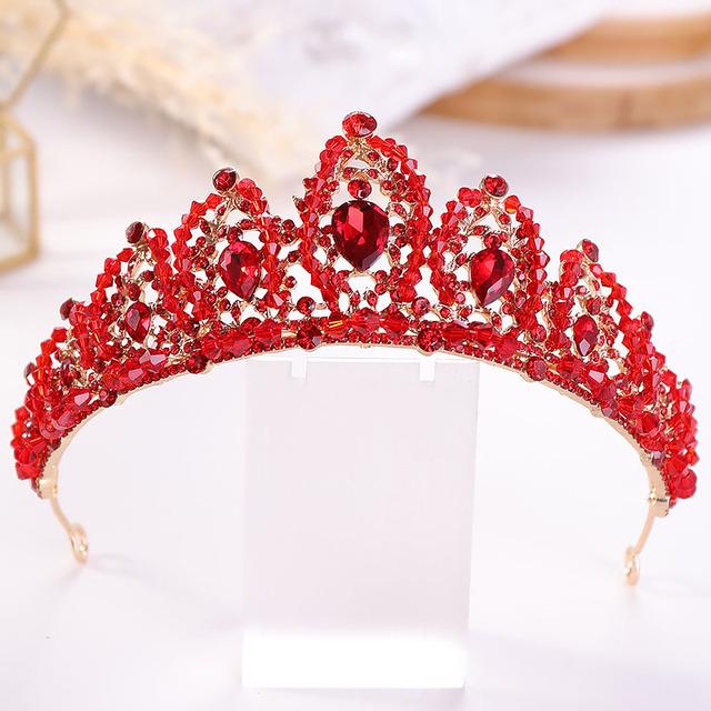 Wedding Crown Tiaras Rhinestone Diadem Girls Birthday Noiva Headpiece Coronitas For 15 Years Bridal Hair Accessories Jewelry