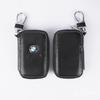 BBIL9 Leather Car Badge Key Bag Keychain Storage Pendant For BMW MINI M Sport 1 3 5 7 Series X1 X2 X3 X4 X5 X6 X7 Keyring Accessories