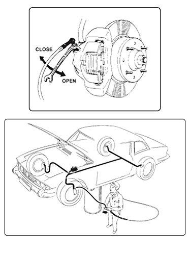 CarAngels Pneumatischer Automatischer Bremsflüssigkeitswechsel Bremsenentlüfterflasche Ölwechsler [Japanische Bedienungsanleitung enthalten] Bremsenentlüftung Universal