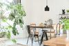 MODERN CEILING HANGING LAMP BLACK LED LAMP