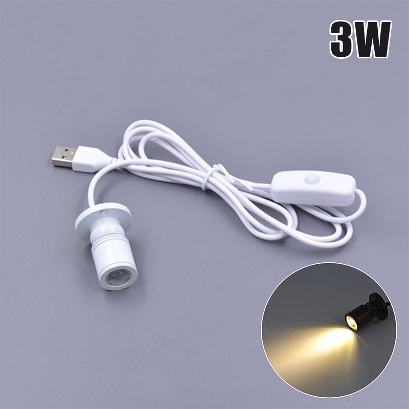 

Dc5V Led Usb 1/3W прожектор ювелирный шкаф витрина прилавок лампа накладной потолочный мини прожектор 5V интерфейс 2в 1