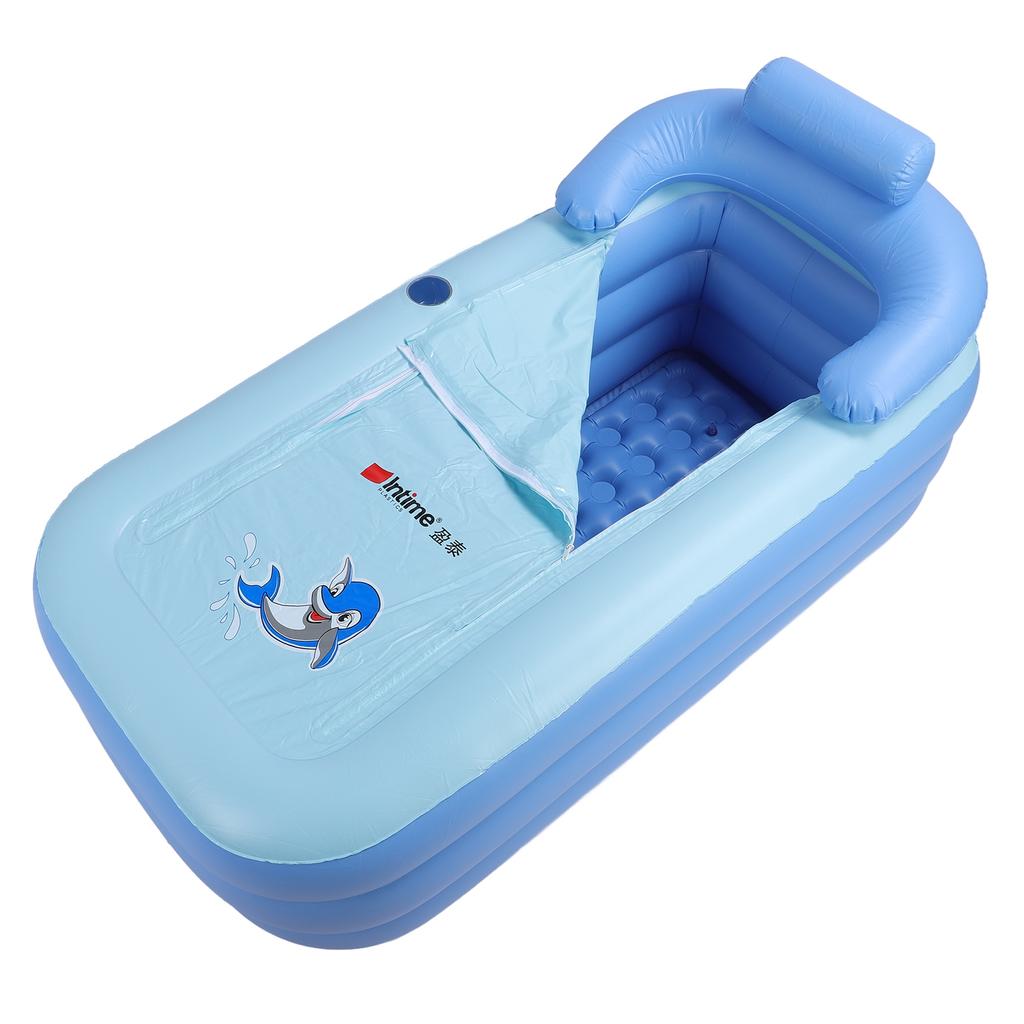 Inflatable Bathtub for Adults Athletes Shower Hot Ice Bath Home SPA Portable Tub with Air Pump UK