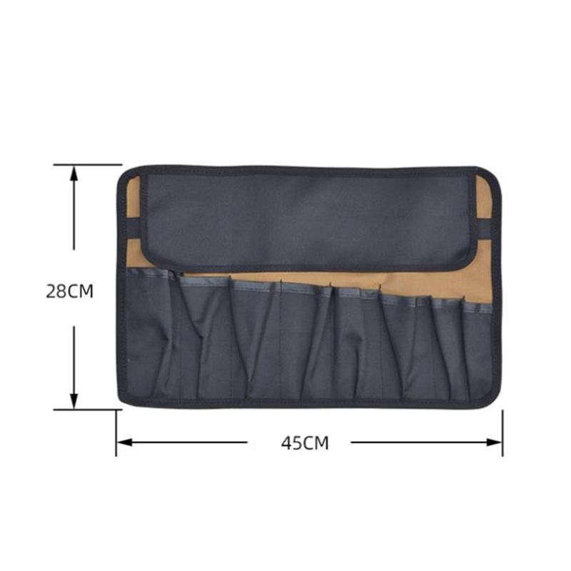 

New Storage Bag Toolkit Oxford Cloth Roll Portable Pouch Bag Wrench Tool Foldable Spanner Hammer Camping Pocket Tool