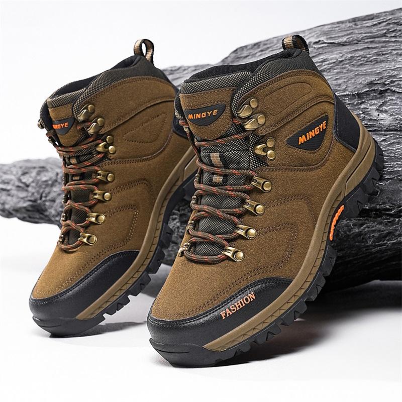 

Большие размеры легкие дышащие пары для спорта на открытом воздухе походные повседневные походные туфли 47 коричневый