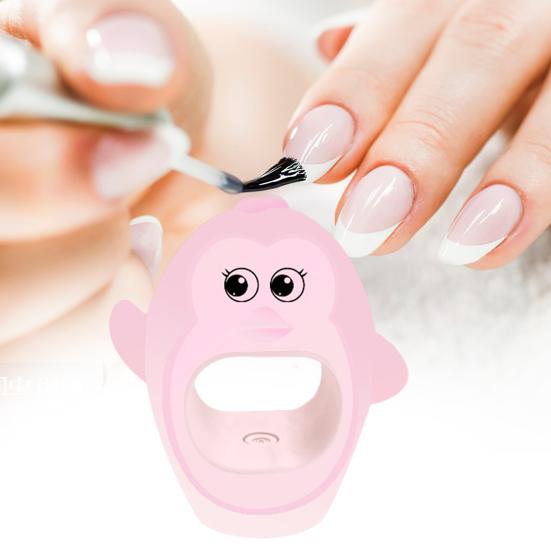 

Nail Phototherapy Machine 18W LED Penguin Shape Mini Size Portable Nail Light Fast Dry Curing