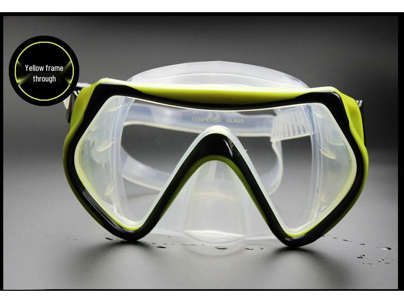 PVC/Silicone Diving Mask Set - Snorkeling Gear