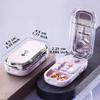 Portable Pill Cutter and Divider, Suitable for Small and Micro Tablets, Precisely Aligns Tablets, Accurately and Evenly Divides Into Half, Thirds