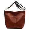 Women's Large Capacity Crossbody Bag - 2023 Spring/Summer Retro Wide Strap Bucket Bag with High-Quality Texture