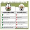 Stainless Steel Electric Egg Cooker Household 7 Eggs Capacity Egg Boiler Portable Automatic Eggs Steamer