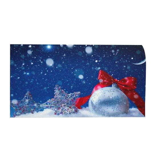 Winter Magnetic Mailbox Cover Standard Size 18 X 21in Merry Christmas Mailbox Wraps Cover Holiday Post Letter Box Cover for Outdoor Garden Yard Decor