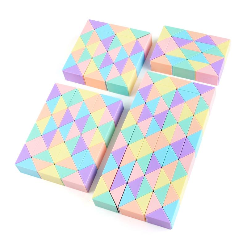 Segment 72 Stunning Magic Snake Puzzle Toy In Beautiful Macaron Colors For Relaxation Focus And