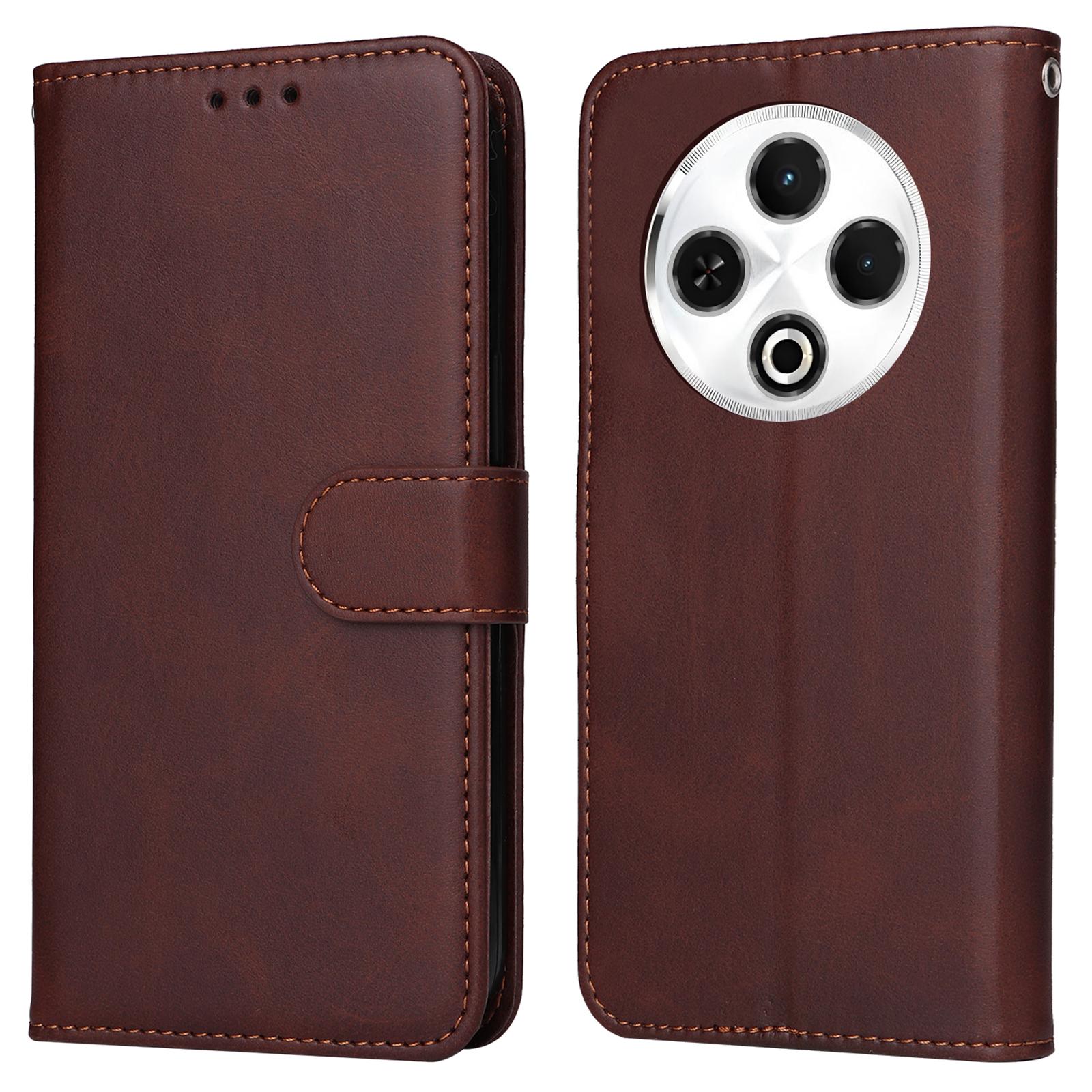 

Для TECNO Spark 30 4G Чехол Кошелек PU Кожаный Фолио Флип Чехол для Телефона Brown