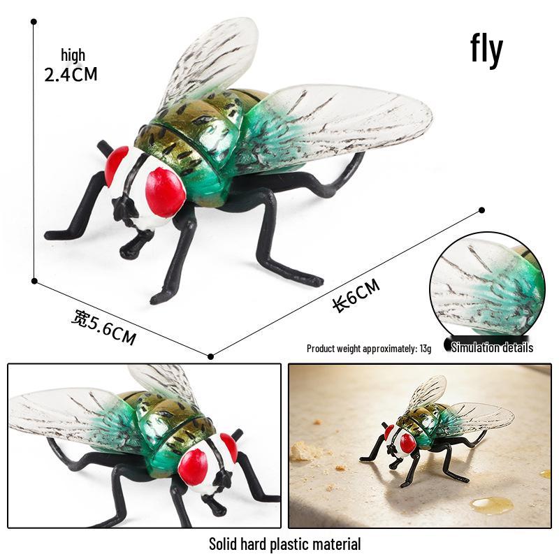 Children's Insect Model Set: Ladybug, Spider, Ant, Beetle, Wasp, Butterfly, Bee - Educational Science Toy