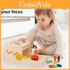 Educational Gear Coin Box Wooden Puzzle Toy For Preschool Learning
