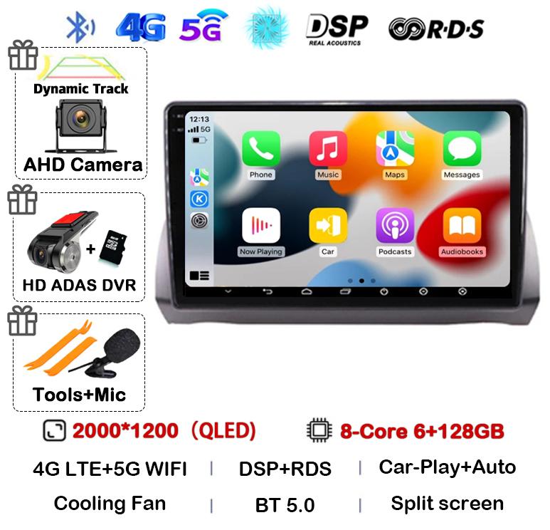 Android 14 Carplay Auto For Fiat Argo 2019 2020 2021 2022 Stereo Multimedia Autoradio DSP Car Radio Video Player GPS 360 Camera