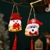 Handheld Christmas Bamboo Lantern Light-emitting Handmade Woven Lamp  Decoration