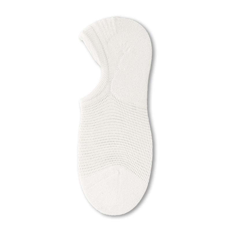 Men's Summer Mesh Breathable 10A Antibacterial Invisible Shallow Mouth Do Not Fall Off with The Boat Socks