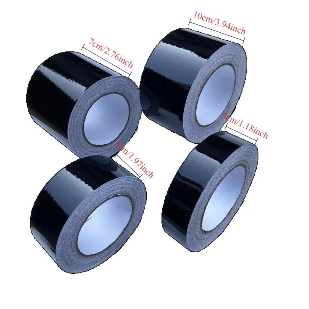 3/5CM Black Glossy Vinyl Wrap Tape Window Trim Film Blackout Chrome Delete Vinyl Wrap Roll Car Protectice Accessories