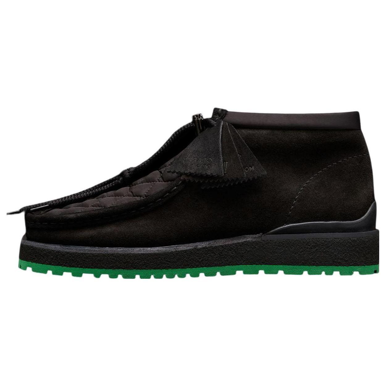 Clarks x Moncler Wallabee Zamšādas Melni