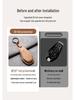 BYD D9 Key Faux Suede Protective Shell - Luxury Car Key Case