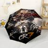 Cristiano Ronaldo's Legacy Outdoor Automatic Umbrella Compact & Durable 8-Rib Design Lightweight All-Season Umbrella for Travel