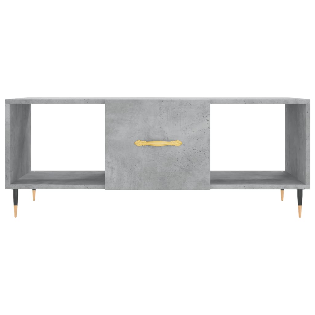  Coffee Table, Concrete Grey, 102x50x40 Cm