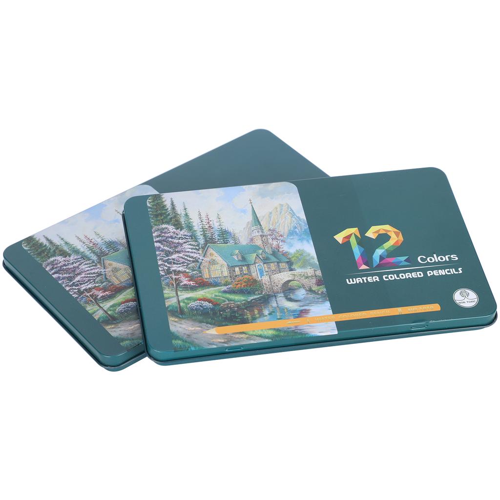 12Pcs Colored Pencils Set WaterSoluble Core 12 Colors Art Painting Drawing Graffiti