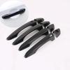 For Hyundai Tucson LHD 2015 2016 2017 2018   ABS Chrome Glossy Black Auto Door Handle Cover Trim Car Styling Accessories