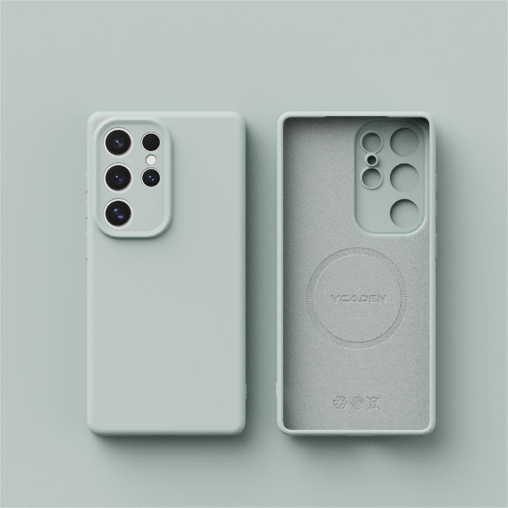 Oryginalny Miękki Płynny Silikon do Etui Magsafe dla Samsung Galaxy S26 S25 S24 S23 S22 Ultra Plus Magnetyczny Pokrowiec do Ładowania Bezprzewodowego