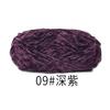 100% Polyester Chenille DIY Crochet Scarf and Shoes Hand-Made with Dye Pattern Use for Weaving Features Violet Bear Hook