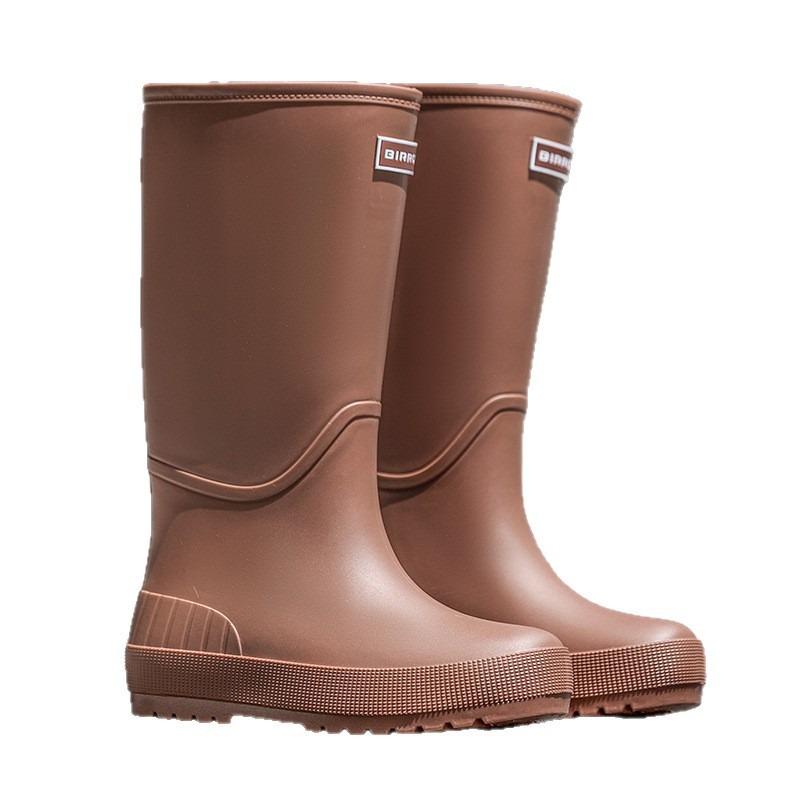 R series high tube rain shoes women's rain boots long tube waterproof shoes new water shoes water boots