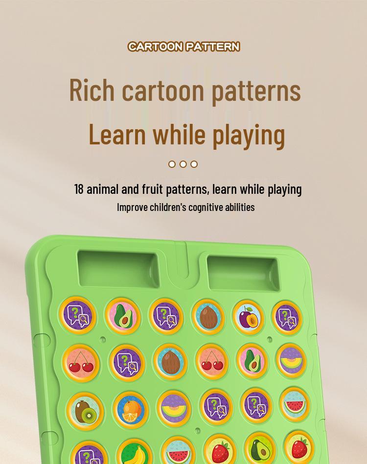 Kids' Flip Chess Memory Game: Two-Player Brain Teaser for Focus & Early Learning