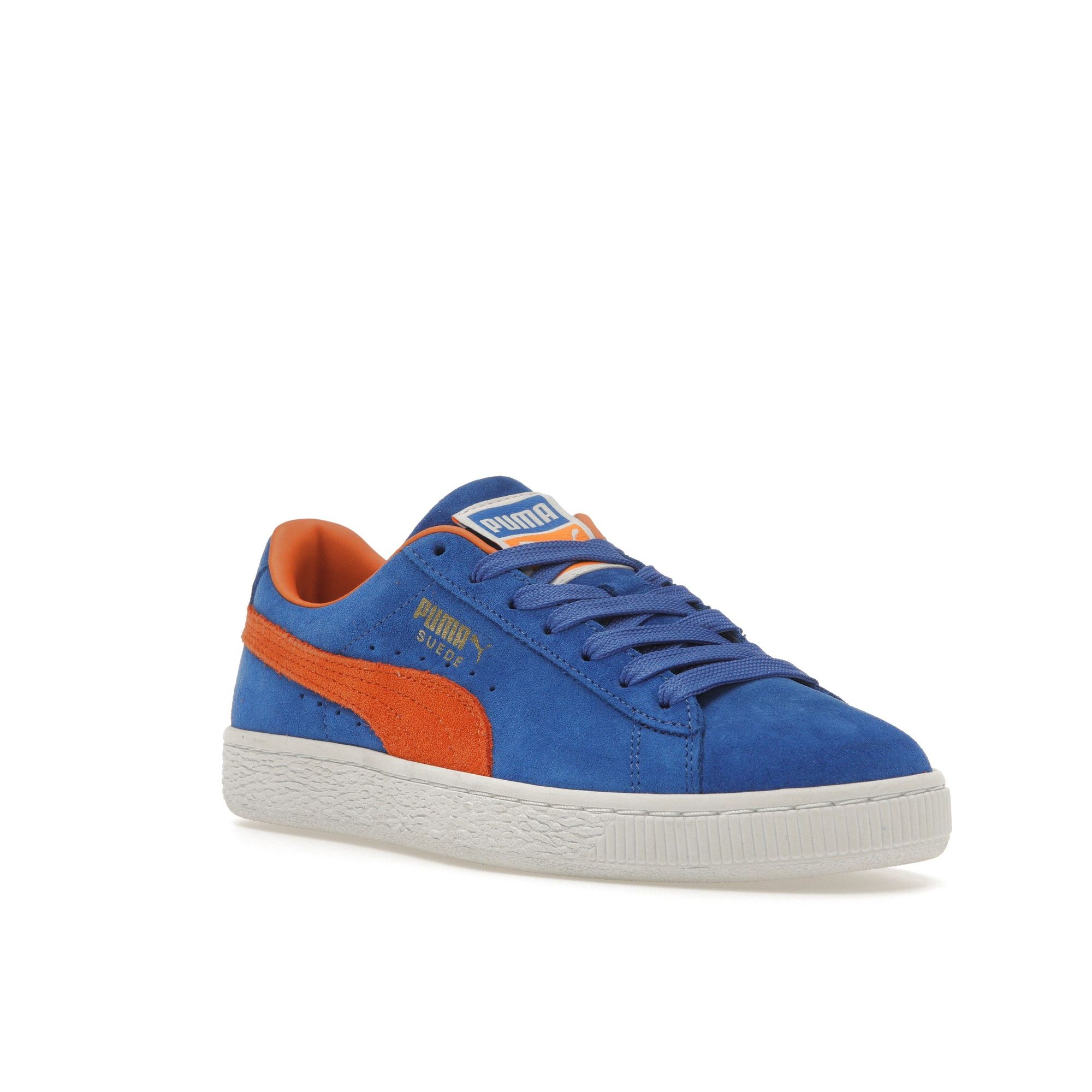 Кроссовки Puma Suede Teams Knicks Unisex Blue Royal Vibrant-Orange 380168-01 37.5 — фото 2