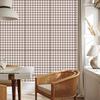 Wallpaper Fabric Pattern Beige and Light Gray for Living Room and Bedroom 50x1000
