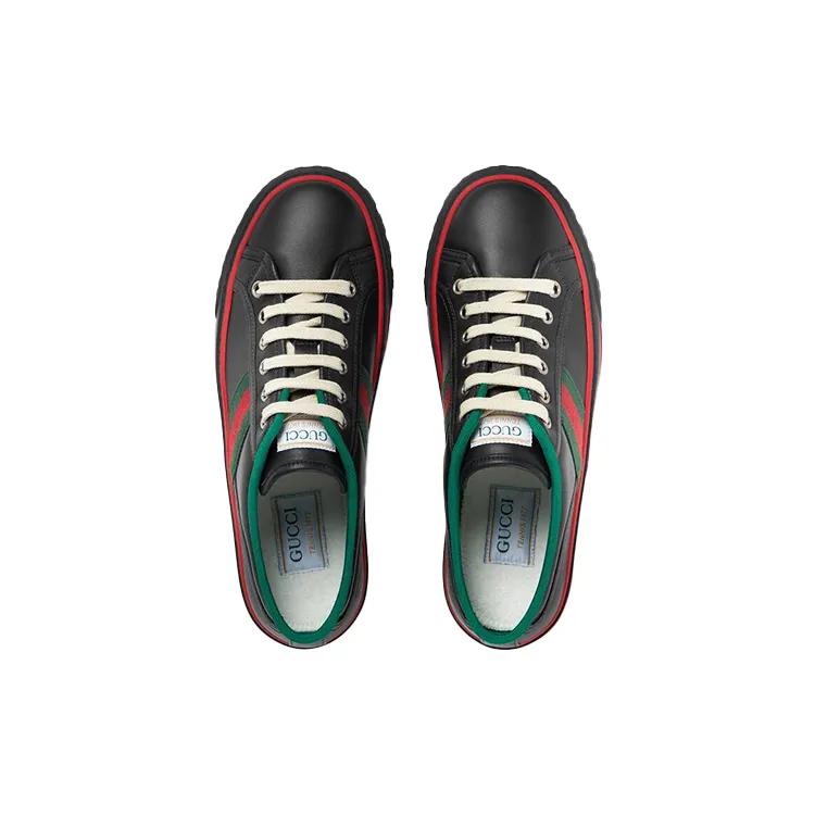 Gucci Tennis 1977 Sneakers Black Women's (Unisex) Skate Shoes 645979 17L10 1060