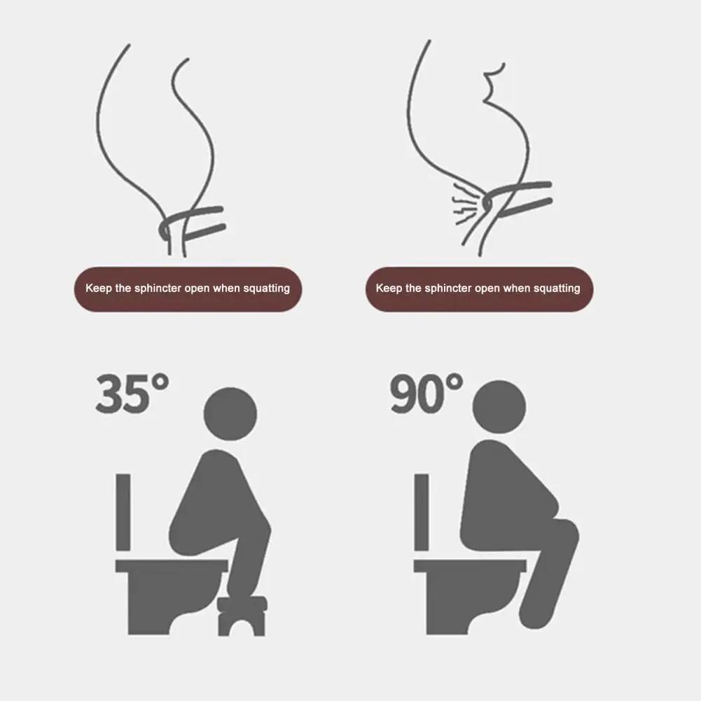 Foot Stool for Toilet Anti-slip Toilet Stool Bathroom Safety Stool with Anti-slip Design Widened Base Safety Stools for Toilet