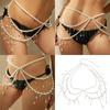 Elegant MultiLayer Pearls Fringe Waist Chain Belt Belly Chain Waist Decors For Women Party Body Jewelry Waist Accessory