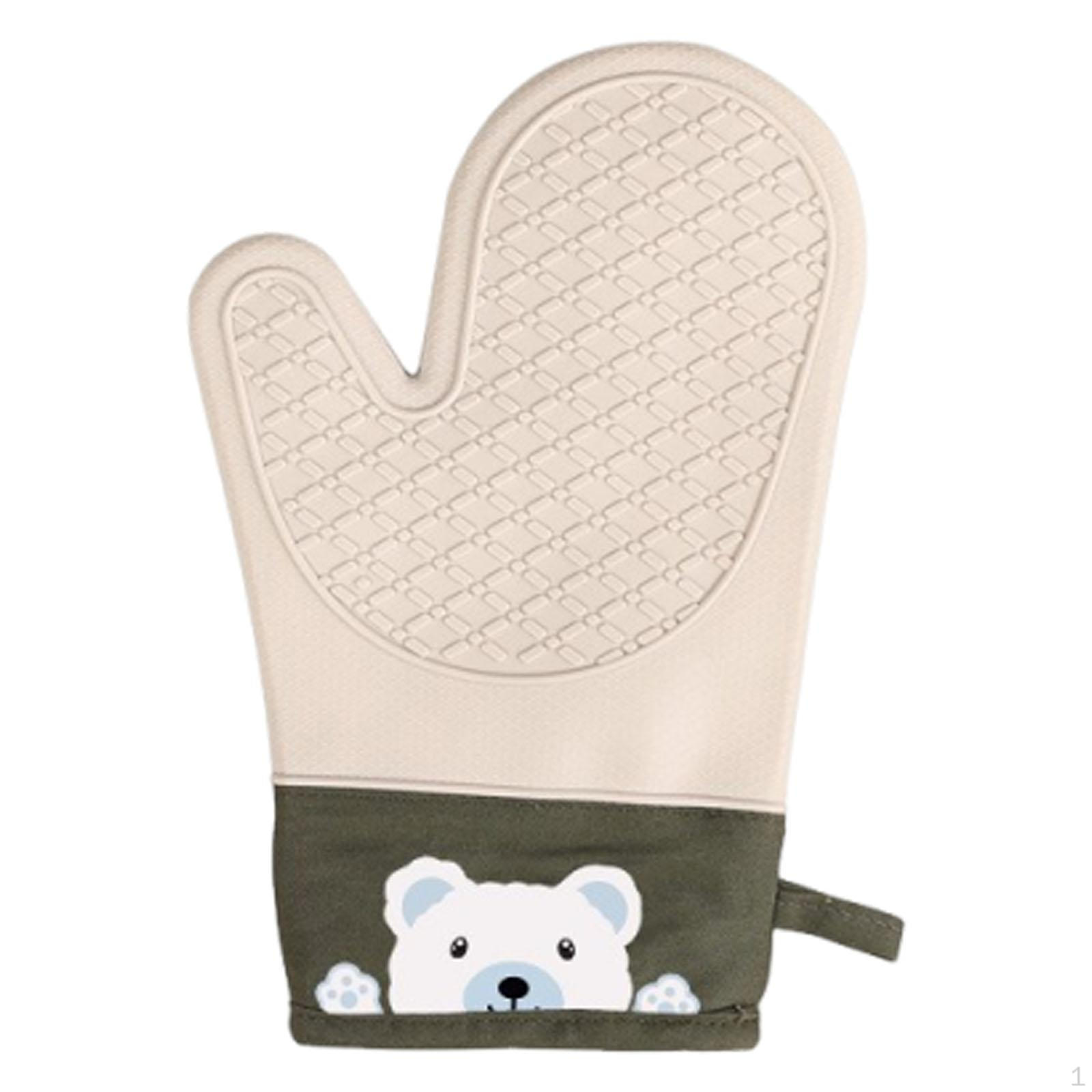 Silicone Oven Mitt Glove Protector Gift Multifunctional Baking Essential Heat Resistant for