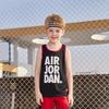 Jordan Atmungsaktives Mesh Sport Tank Top Basketballtrikot Kinder Tops Schwarz JD2122004GS-001