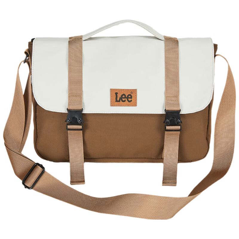 Lee Vintage Color-Block Messenger Bag