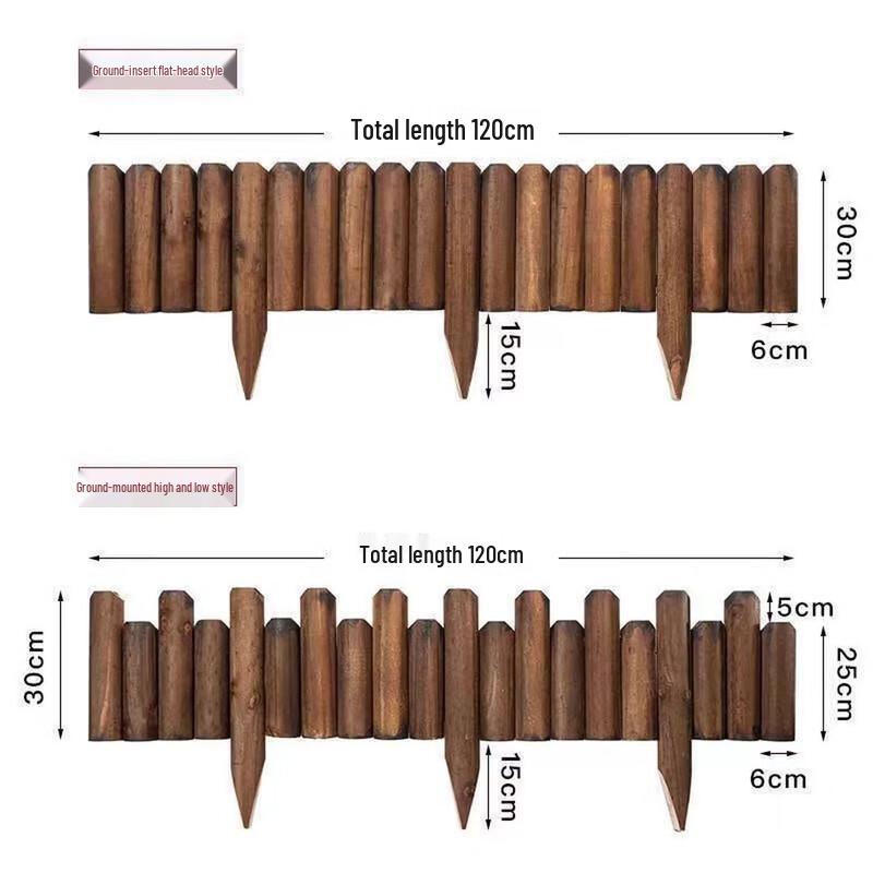 Jing Fan Carbonized Anti-corrosion Wood Fence Panel