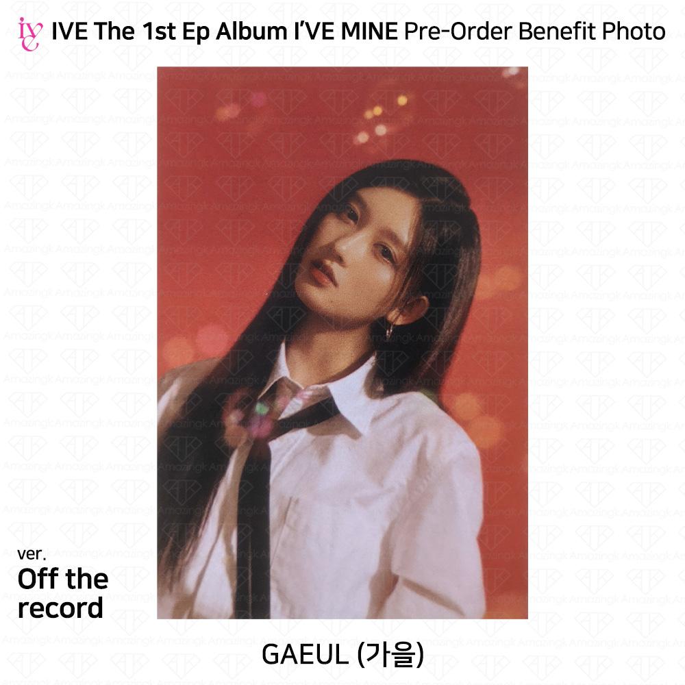 IVE Primul EP I'VE MINE Foto oficială Polaroid Sticker pliat Poster KPOP