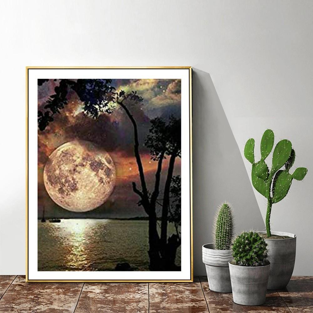 Diamond Embroidery Scenery Diamond Painting 5D Full Cross-Stitch Diamond Art Painting Kits